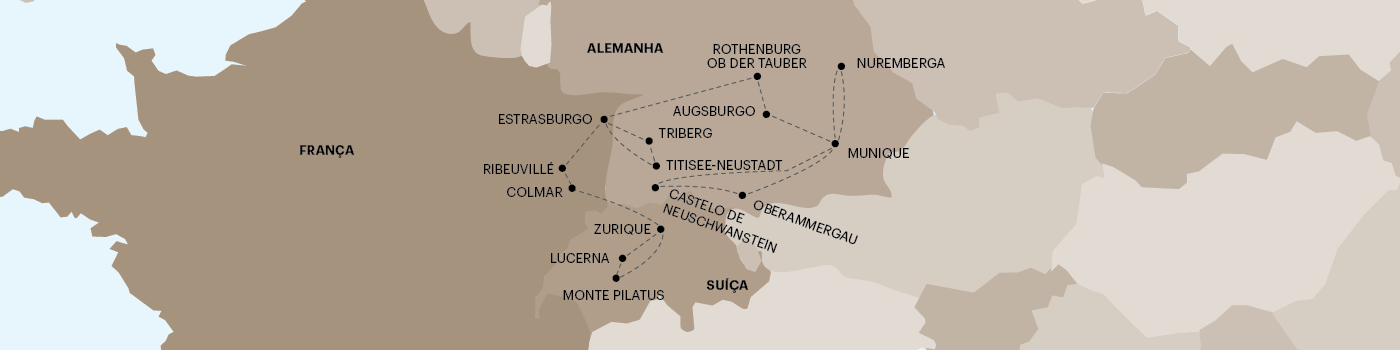 Alpes Rom�nticos, Als�cia e Floresta Negra