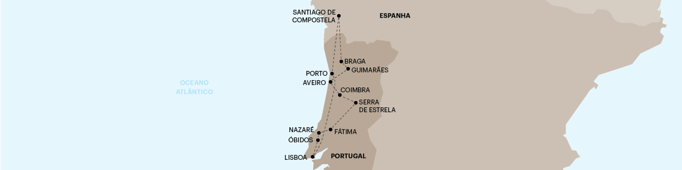 O Melhor de Portugal com Santiago de Compostela