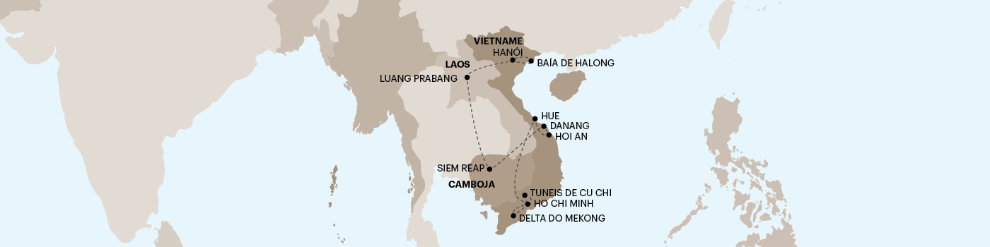 Vamos ao Vietname, Laos e Camboja