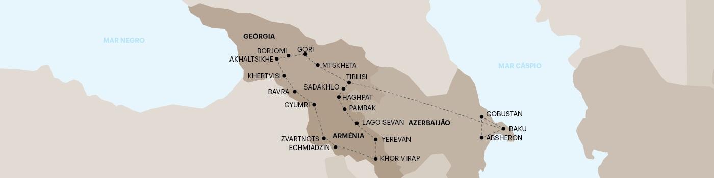 Vamos ao Azerbaij�o, Ge�rgia e Arm�nia