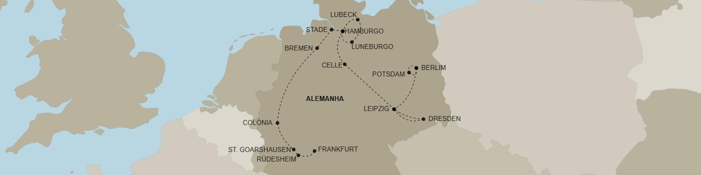 O Norte da Alemanha e as Cidades Hanse�ticas