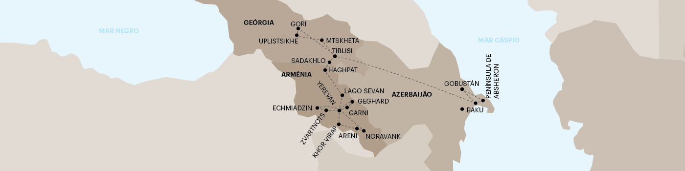 Vamos ao Azerbaij�o, Ge�rgia e Arm�nia