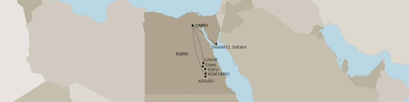 Egito Completo e Mar Vermelho (Sharm El Sheikh) - Especial P�scoa