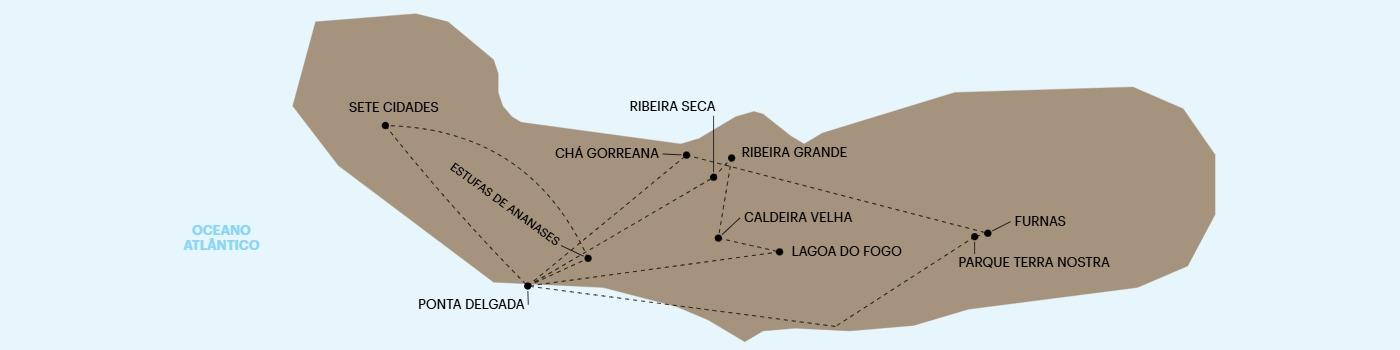 Itiner�rio de A�ores- � descoberta da Ilha Verde